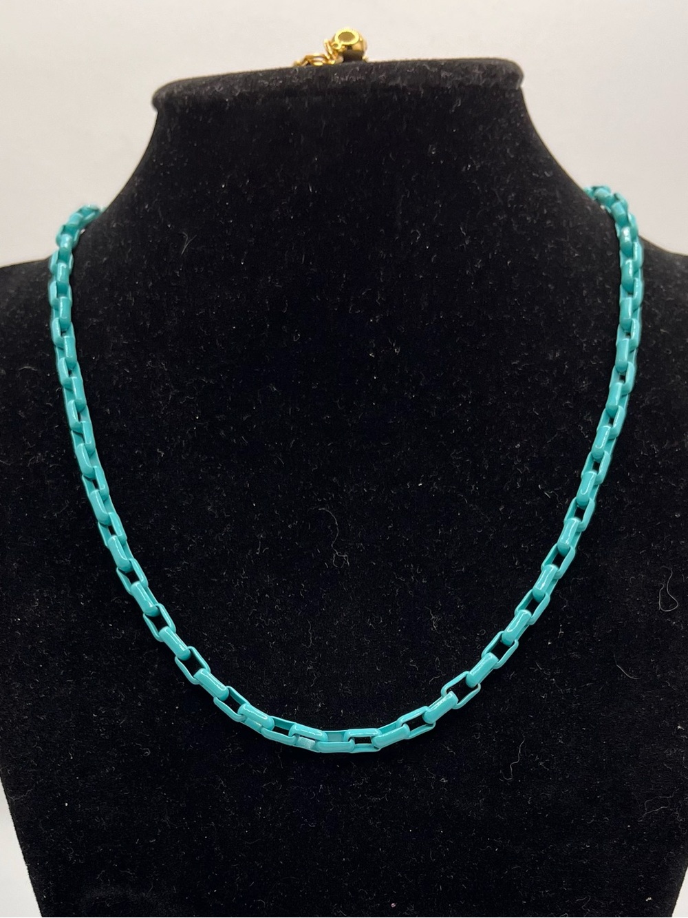Vibrant Aquamarine Chain Link Necklace for Women
